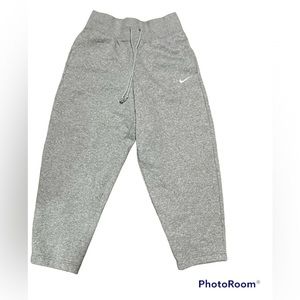 Nike Sportswear Phoenix High Waisted Curve ANKLE Sweatpants Grey Size Medium
